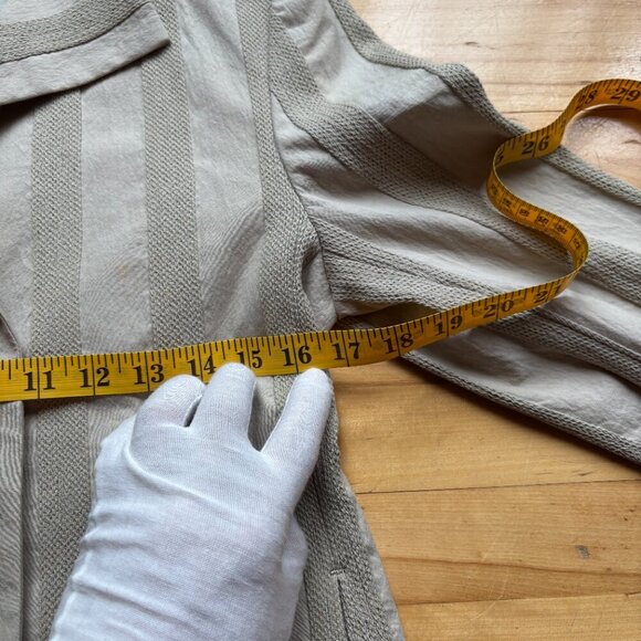 Issey Miyake FÊTE Women's Striped Blazer – Size 2 - Picture 3 of 11